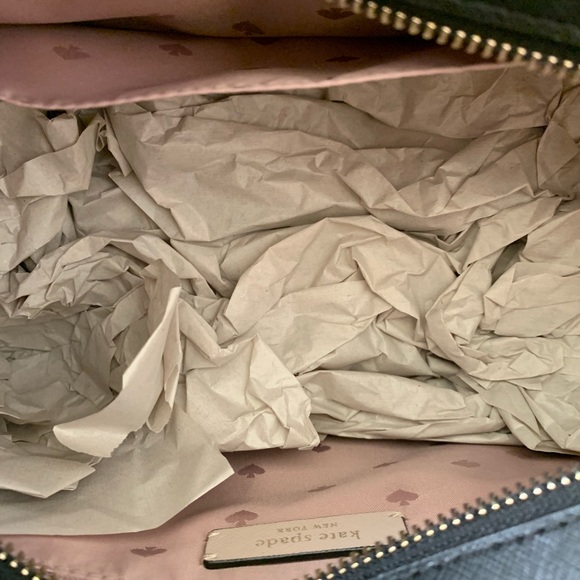 KATE SPADE CAMERON MEDIUM BAG SATCHEL BLACK BEIGE - Picture 8 of 8